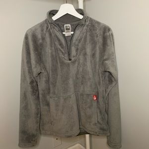 NWOT The North Face Gray Quarter ZIP